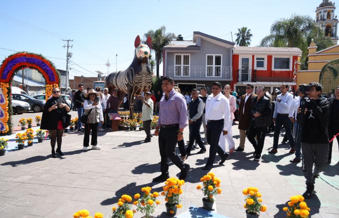 Inauguró el alcalde Omar Muñoz “Festival Ánimas y Raíces Segunda Edición” en Cuautlancingo
