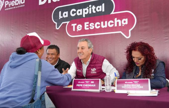 Encabezó el alcalde José Chedraui la nueva jornada “El Día del Pueblo, La Capital te Escucha” en Santa María Guadalupe Tecola