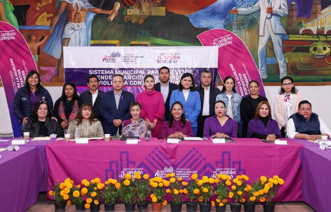 Encabezó la alcaldesa Guadalupe Cuautle sesiones para la igualdad y erradicación de la violencia de género
