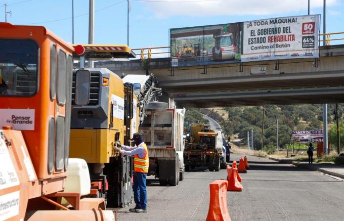 Avanza en un 90 por ciento rehabilitación del Camino al Batán