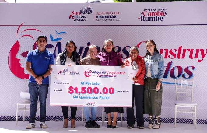 En San Andrés Cholula mujeres avanzan con capacitaciones y apoyos económicos
