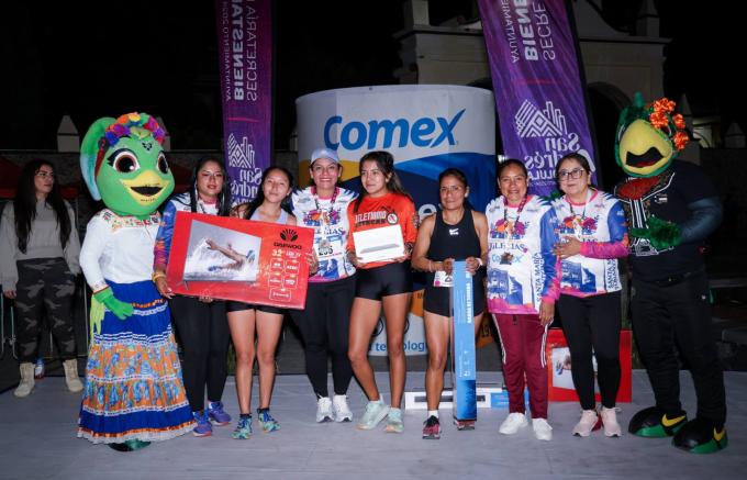 Realizó Ayuntamiento de San Andrés Cholula la primera edición de la Carrera de las Iglesias 2025