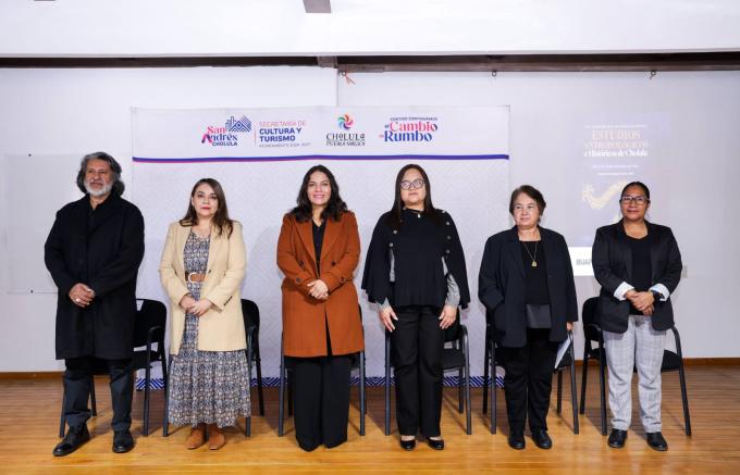 Encabezó la alcaldesa Guadalupe Cuautle la inauguración del III Congreso Internacional de Estudios Antropológicos e Históricos de Cholula