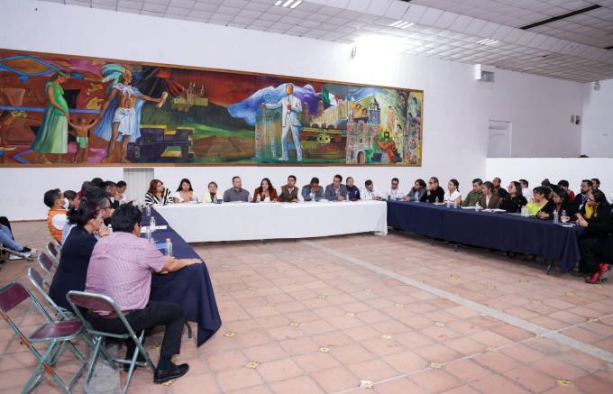 Fortalece la alcaldesa Guadalupe Cuautle coordinación con autoridades auxiliares de San Andrés Cholula
