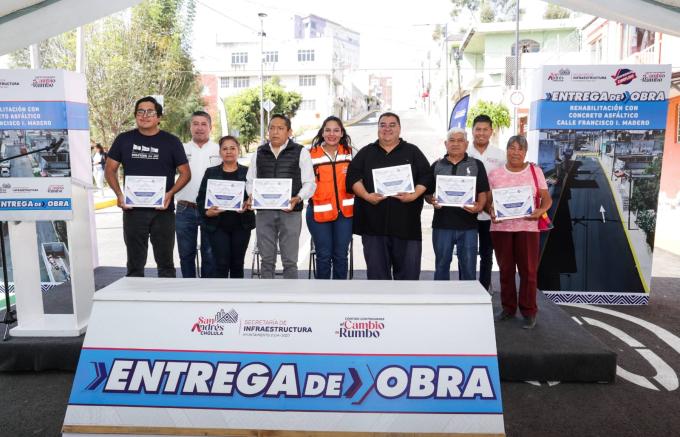 Renueva la alcaldesa Guadalupe Cuautle vialidad para mejorar la movilidad en Concepción Guadalupe