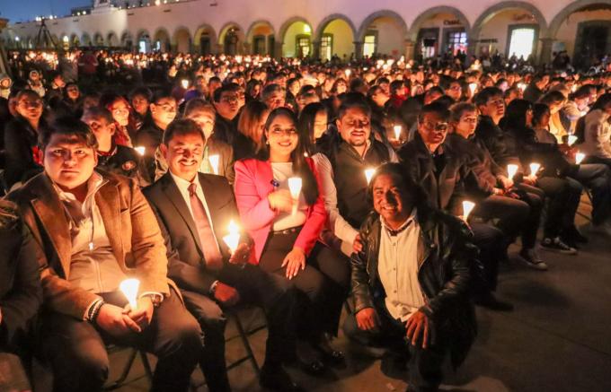 Se llevó a cabo el festival Vaniloquio 2025 en San Pedro Cholula con el tradicional Concierto de Campanas