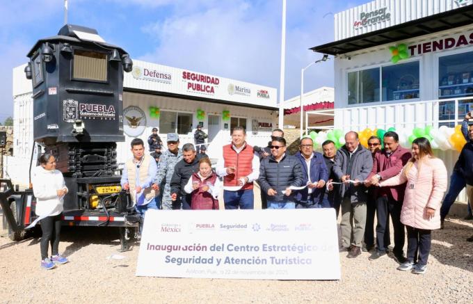  El Gobierno de Puebla inauguró un nuevo Centro Estratégico de Seguridad y Atención Turística (CESAT) en la Sierra Negra