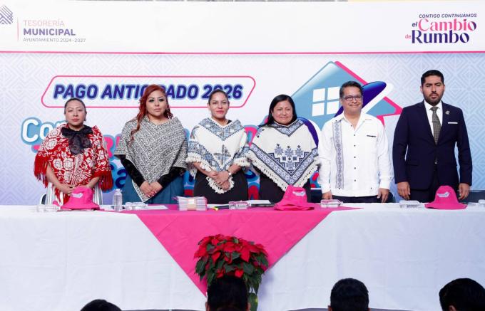 Anunció la alcaldesa Guadalupe Cuautle descuentos y condonaciones fiscales en apoyo a familias sanandreseñas