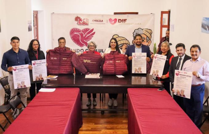 Presentó la alcaldesa Tonantzin Fernández la segunda edición del programa “Abrigando Cholula”