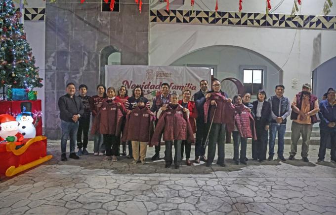 El alcalde de Cuautlancingo, Omar Muñoz, inició el programa Un Apapacho al Corazón 2025