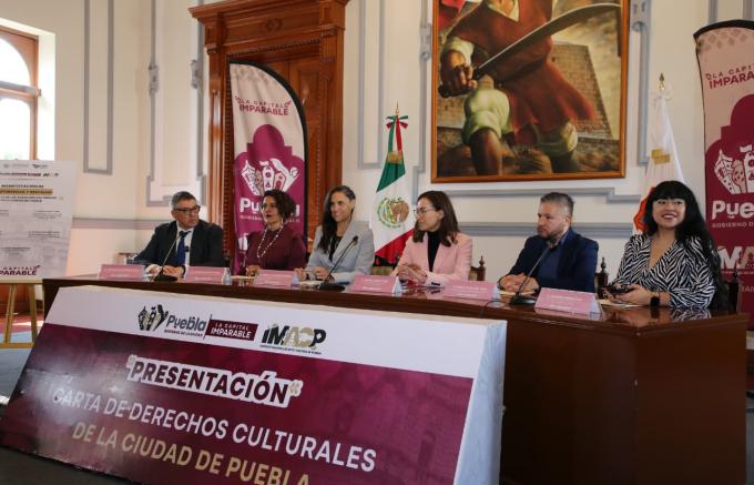 Presentó Gobierno de la Ciudad la primera Carta de los Derechos Culturales de Puebla