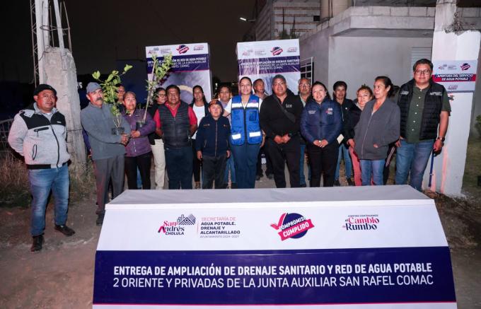 Fortalece Ayuntamiento de San Andrés Cholula infraestructura hidráulica