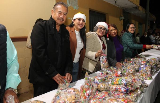 Continúan las posadas navideñas en juntas auxiliares de San Pedro Cholula