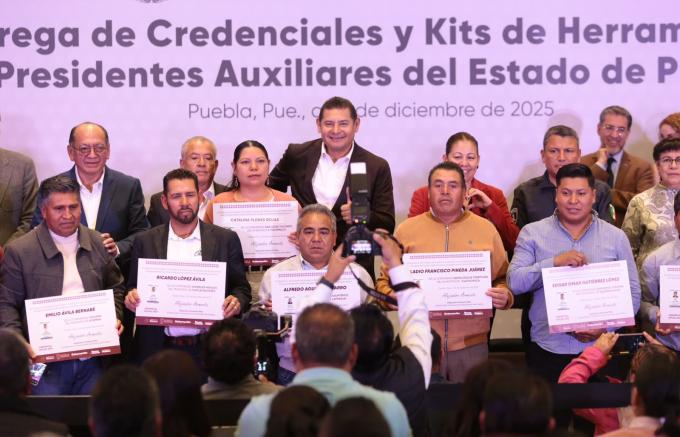 Con Obra Comunitaria y pavimentación, Gobierno de Puebla fortalece a Juntas Auxiliares