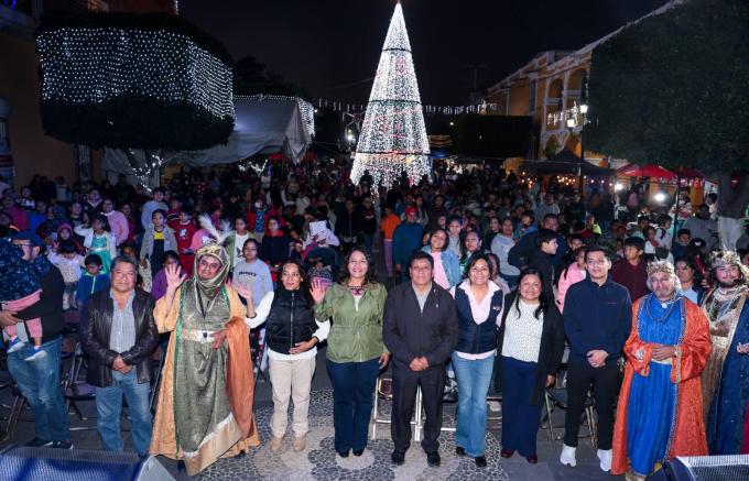 La magia de los Reyes Magos recorre San Andrés Cholula