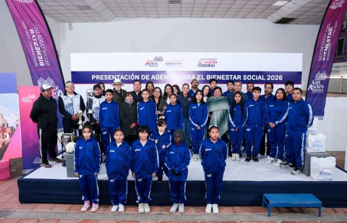 Presentó la alcaldesa de San Andrés Cholula, Guadalupe Cuautle, programas sociales y agenda de acciones 2026