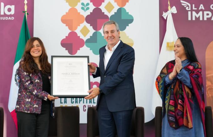 Designan a Puebla como Capital Americana de la Cultura 2026