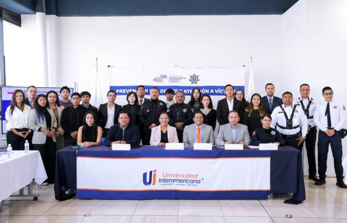 La presidenta municipal Guadalupe Cuautle encabezó la segunda sesión del Comité Embajadores, Contigo en la Prevención Universitaria