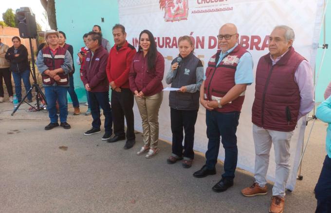 Entregó la alcaldesa Tonantzin Fernández rehabilitación de drenaje en San Cristóbal Tepontla