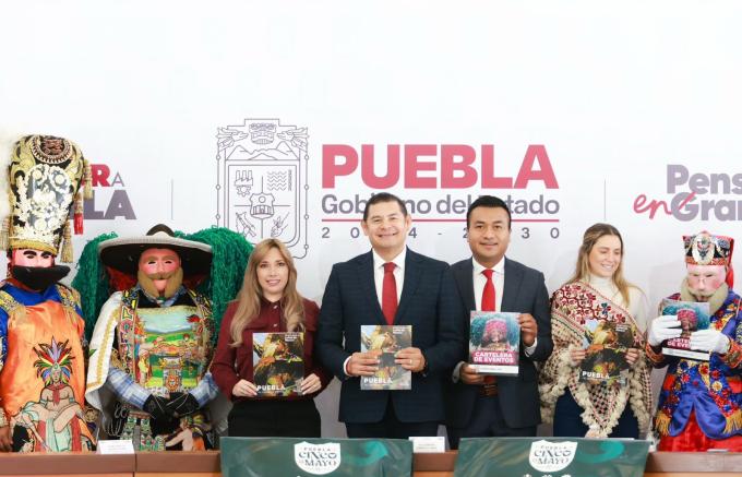 El gobernador Alejandro Armenta, presentó la Gaceta Turística "Puebla, El Latido de México", correspondiente al mes de febrero