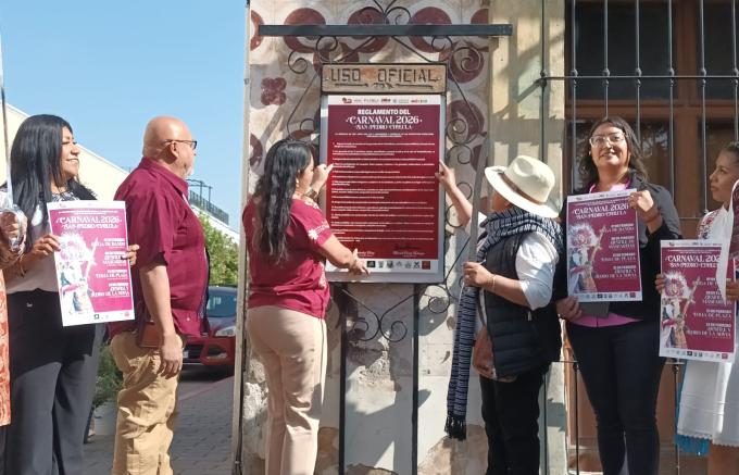 Colocan Tonantzin Fernández y generales el Bando del Carnaval 2026