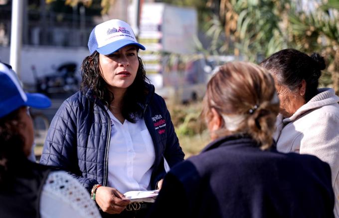 Invita la alcaldesa Guadalupe Cuautle a vecinos de San Luis Tehuiloyocan a árticipar en la Jornada de Proximidad Social