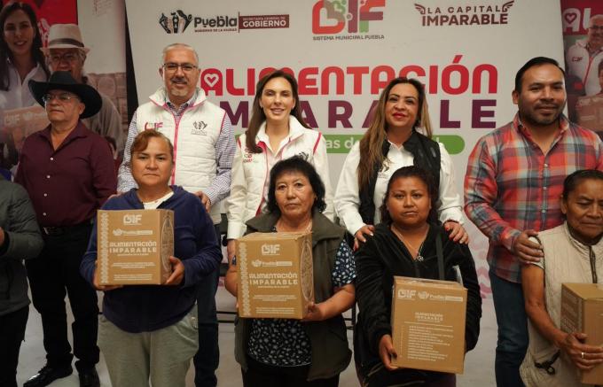 SMDIF otorgó apoyos alimentarios a familias de San Francisco Totimehuacan