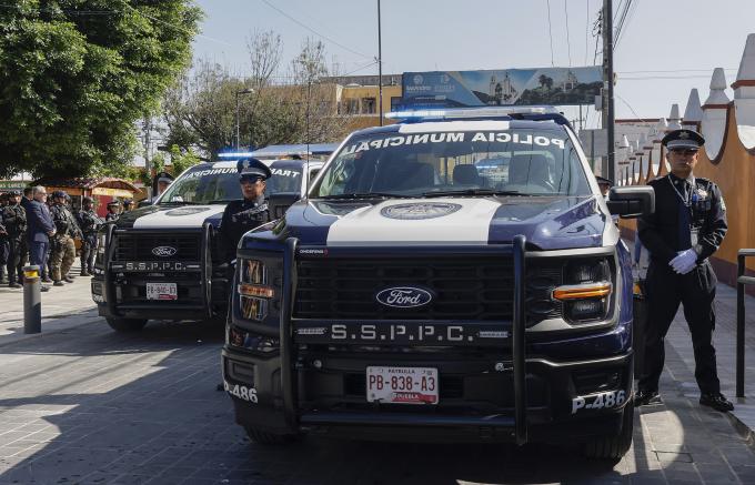 La SSPPC de San Andrés Cholula realiza patrullajes y vigilancia en zonas comerciales ante los acontecimientos derivados de un operativo federal en Jalisco