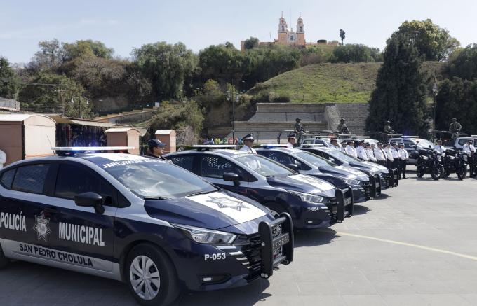 San Pedro Cholula se suma a los despliegues implementados ante los hechos de violencia registrados en otras regiones del país