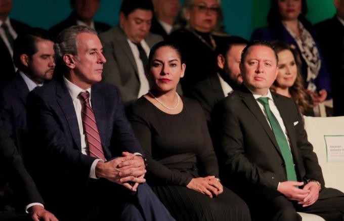 Asistió la alcaldesa Guadalupe Cuautle a la toma de compromiso del nuevo presidente del Consejo Coordinador Empresarial, Juan Pablo Cisneros