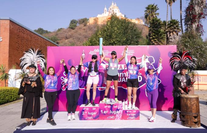 En el marco del 8M, la alcaldesa Guadalupe Cuautle encabezó la carrera conmemorativa Paso a Paso Rumbo a la Igualdad