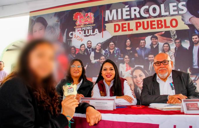 Brinda el Gobierno de San Pedro Cholula atención ciudadana a través del programa Miércoles del Pueblo