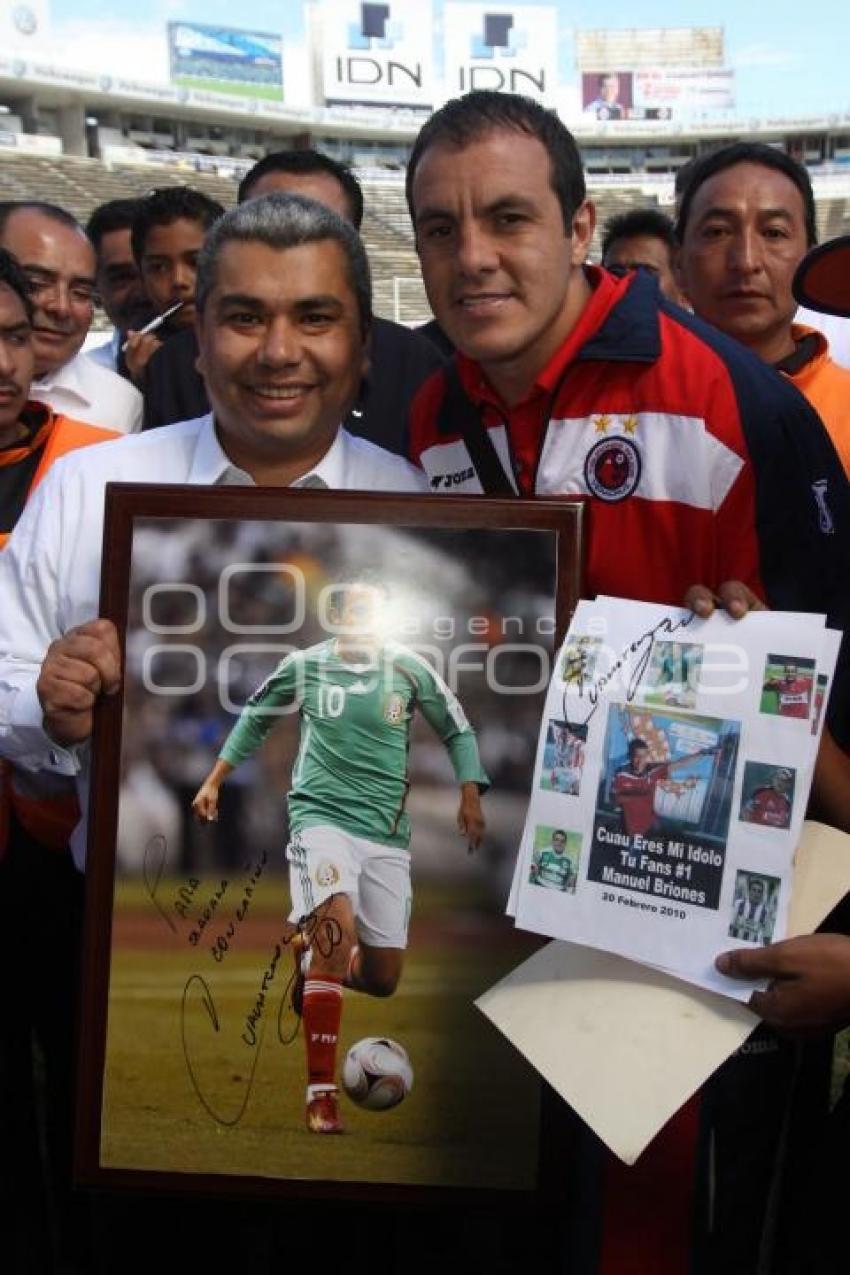 FÚTBOL . CUAUHTEMOC Y ZAVALA