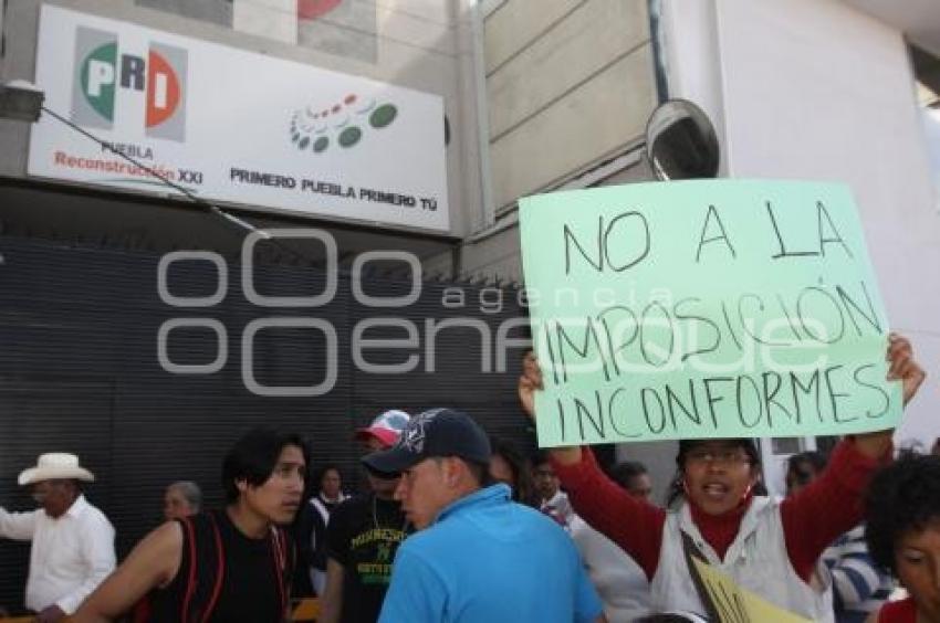PRI . MANIFESTACIÓN