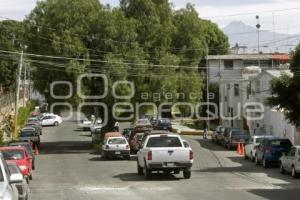 CALLE CONVERTIDA EN ESTACIONAMIENTO