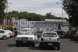 CALLE CONVERTIDA EN ESTACIONAMIENTO