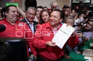 REGISTRO DE MARIO MONTERO PRE CANDIDATO PRI