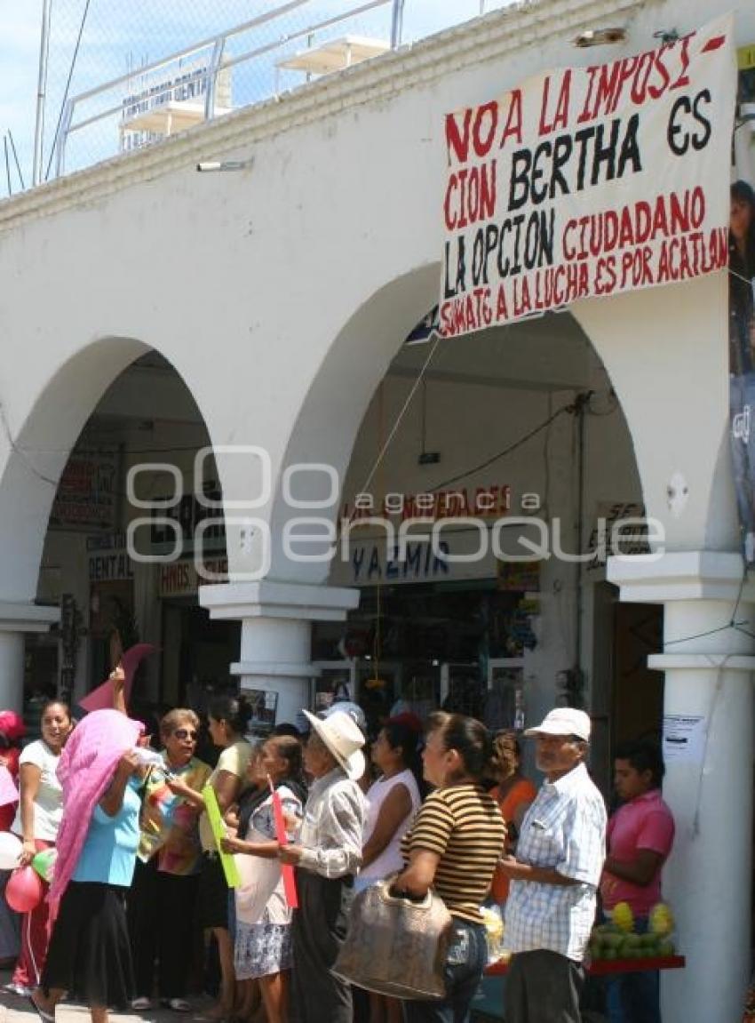 PRI . MANIFESTACIÓN EN ACATLÁN