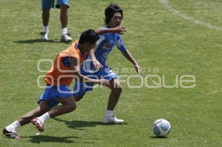 FUTBOL . PUEBLA FC . ENTRENAMIENTO