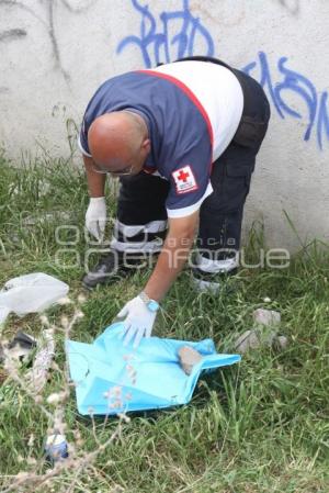 BEBE ABANDONADA EN TERRENO BALDIO