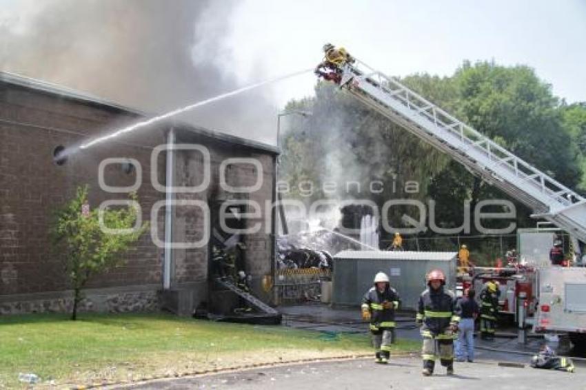 INCENDIO HILATURA LOS ÁNGELES