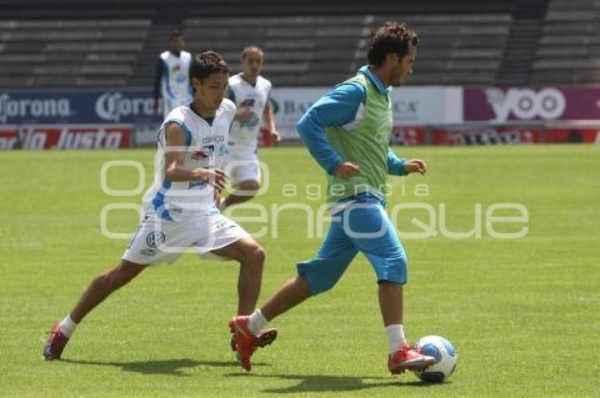 FUTBOL . ENTRENAMIENTO PUEBLA