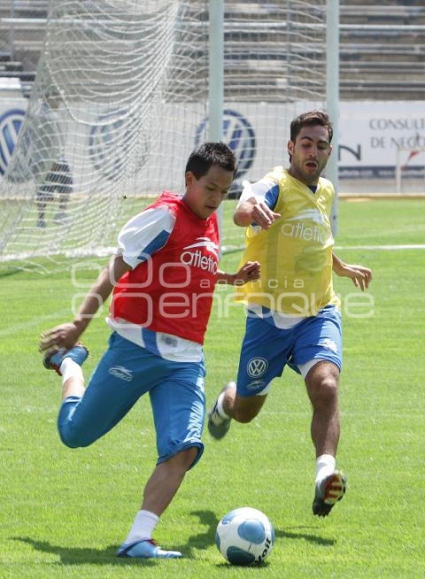 FÚTBOL . PUEBLA FC . ENTRENAMIENTO