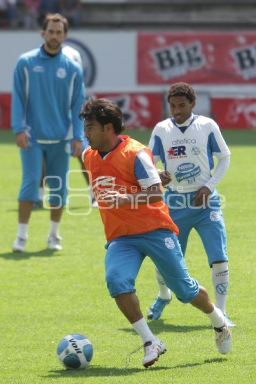 FUTBOL . PUEBLA FC . ENTRENAMIENTO