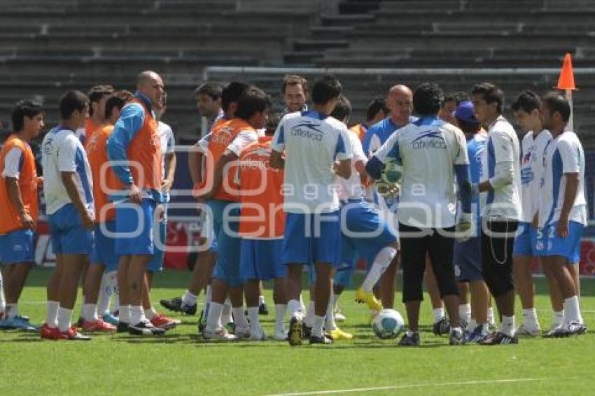 FÚTBOL . PUEBLA FC . ENTRENAMIENTO