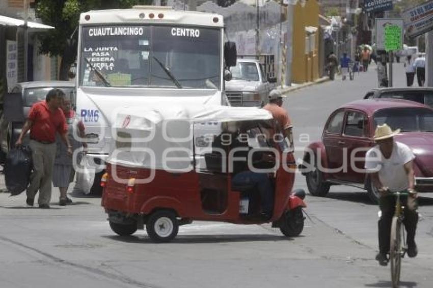 CUAUTLANCINGO . MOTOTAXIS