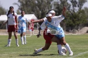 FUTBOL FEMENIL. PUEBLA VS SOLAS