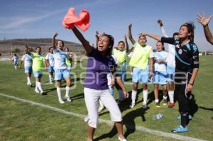 FUTBOL FEMENIL. PUEBLA VS SOLAS