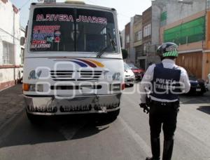 ATROPELLADO - MOTOCICLISTA - TRANSPORTE PUBLICO