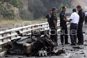 ACCIDENTE AUTOPISTA AMOZOC PEROTE